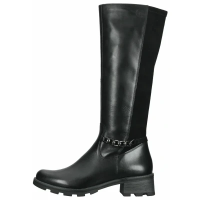 Afbeelding van CAPRICE 9 25612 41 halfhoge laarzen voor dames, zwart/kam