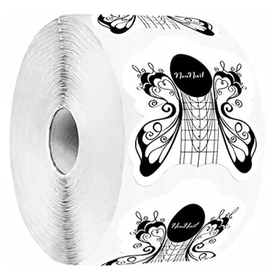 Afbeelding van NeoNail 500 stuks gelstickers voor nagels, zwart