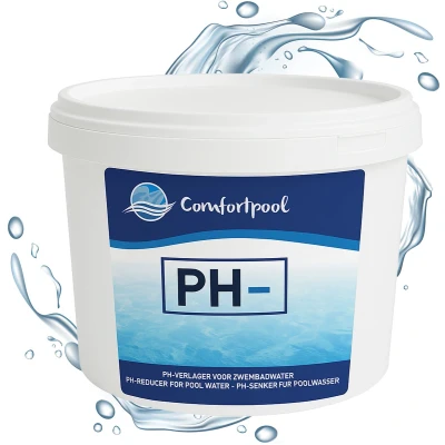 Afbeelding van pH min poeder 5 kg Verlaagt de waarde Voor helder zwembadwater Comfortpool