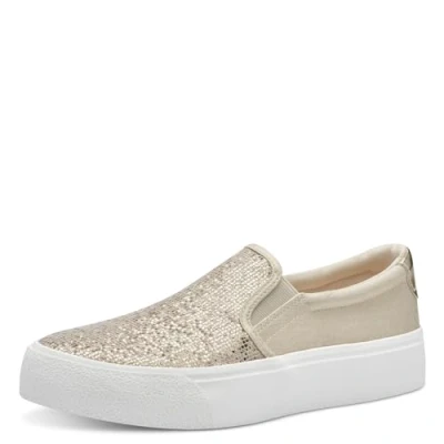 Afbeelding van Tamaris 1 24718 42 damessneakers, Lt Gold Glam