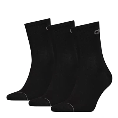 Afbeelding van Calvin Klein Underwear MEN Short SOCK 3 PACK Sokken, Heren, Maat: One Size, Black