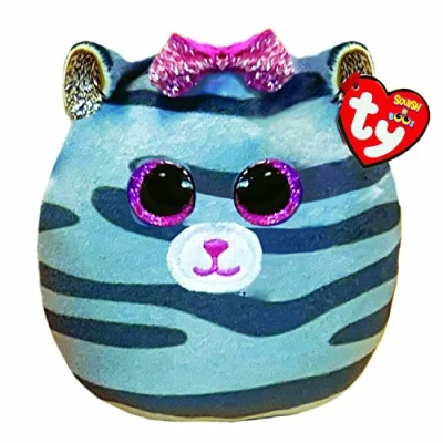 Afbeelding van Ty Squish A Boo Knuffelkusen Kat Kiki 8 Cm