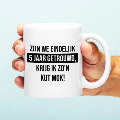 Afbeelding van Mok Zijn We Eindelijk Zoveel Jaar Getrouwd 5