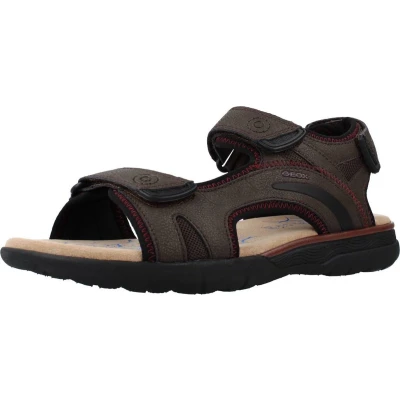 Afbeelding van Geox U Spherica EC5 Outdoorsandalen, Heren, Maat: 44, Taupe Imitatieleer/ textiel