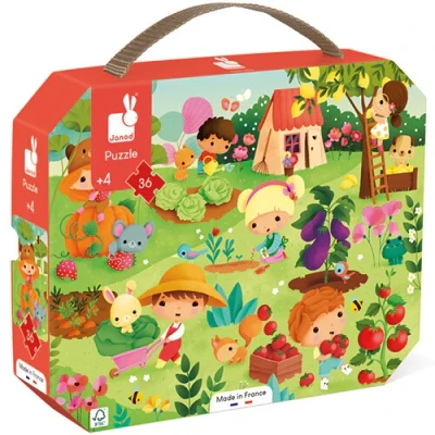 Afbeelding van Janod puzzel tuin 36st