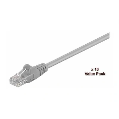 Image de MicroConnect Value Pack câble de réseau 1 m gris