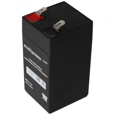 Afbeelding van Multipower MP4.5 4 batterij PB kabel volt, 4500 mAh, 6,3 mm contacten