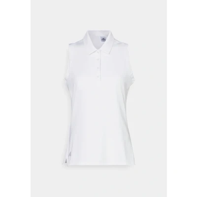 Afbeelding van adidas Golf Womens Ultimate Sleeveless Poloshirt, Dames, Maat: XS, White