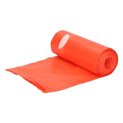 Afbeelding van Huishoudelijke vuilniszak oranje G 80, automatische sluiting, 55 x 60 cm (30 l)