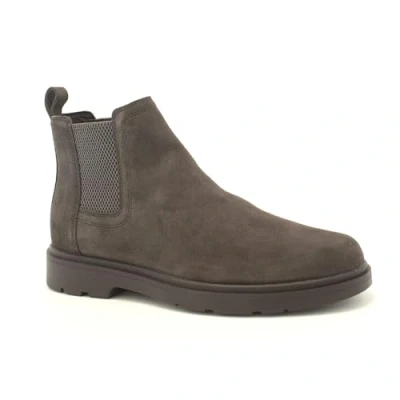 Afbeelding van Geox U Spherica Korte laarzen, Heren, Maat: 43, Mud Leer en textiel
