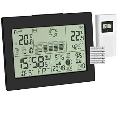 Afbeelding van TFA Dostmann Horizon 35.1155.01 Draadloos weerstation met buitensensor, weersvoorspelling, radioklok, incl. batterijen
