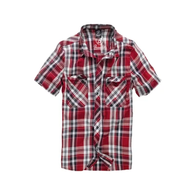 Afbeelding van Brandit Roadstar Overhemd, Heren, Maat: Large, Red