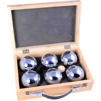 Afbeelding van Luxe Jeu de Boules Set in Houten Kist