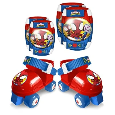 Afbeelding van Marvel Spidey Rolschaatsen Met Bescherming Rood/blauw Maat 23 27