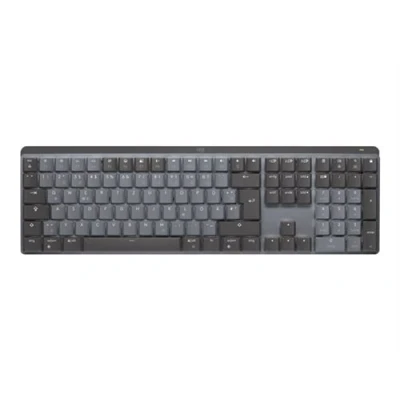 Image de Logitech Master Series MX Mechanical Clavier rétroéclairé sans fil Bluetooth LE QWERTY International US commutateur : Linear graphite