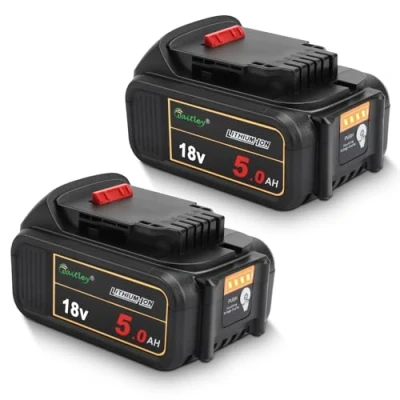 Afbeelding van Waitley DCB184 Lot de 2 batteries rechange pour batterie Dewalt 18 V DCB200 DCB182 DCB180 DCB181 DCB201 XR Outils électriques