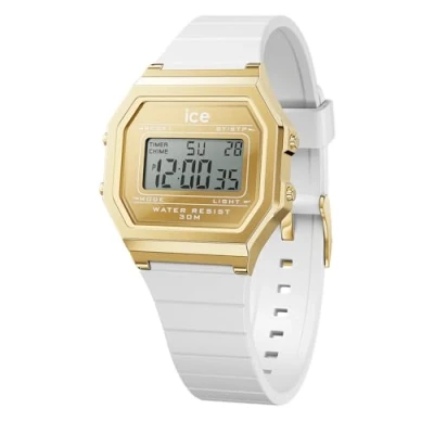Afbeelding van Ice Watch Retro Digitaal horloge, Dames, Maat: Small, Metal gold mirror s
