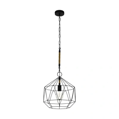 Afbeelding van EGLO Cottingham Hanglamp E27 Ø 37 cm Zwart