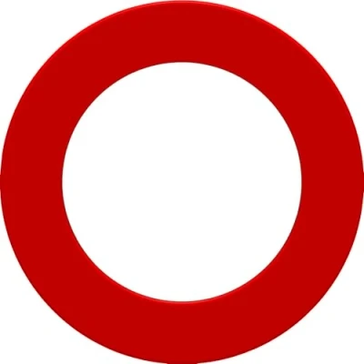 Afbeelding van KOTO Dartbord Surround Rood, Hoogwaardige Dartomranding, Dart Surroundring, Bescherming Pijlen &amp; Muren, Gemakkelijk te bevestigen
