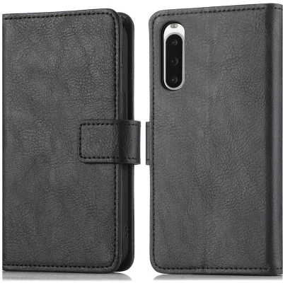 Afbeelding van iMoshion Hoesje Geschikt voor Sony Xperia 10 V Met Pasjeshouder Mandala Bookcase Zwart