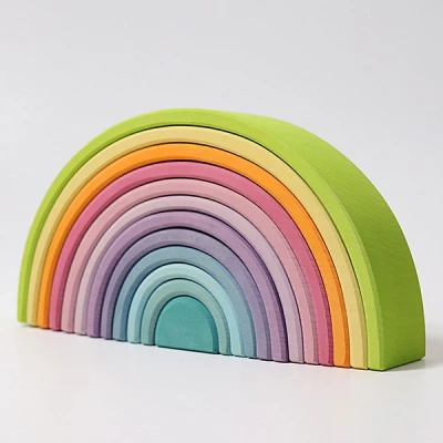 Afbeelding van Grimm&#039;s Regenboog groot 12 delig Pastel