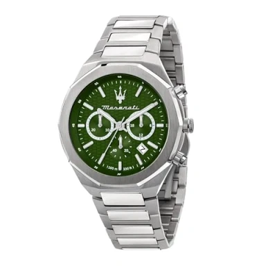Afbeelding van Maserati Stile CHR DIAL Chronograaf, Heren, Maat: One Size, Silber