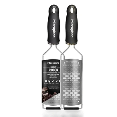Image de Microplane Râpe Gourmet Ruban Moyen Noir