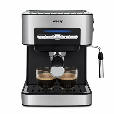 Image de Wëasy Machine Expresso Automatique Pression, KFX32, 20 Bars, 4 Modes, Réservoir 1.6L, Chauffe tasses, Buse Vapeur, Filtres &amp; Cuillère à Mesure