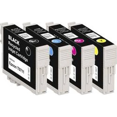 Afbeelding van Basetech Inktcartridge vervangt Epson T0715, T0711, T0712, T0713, T0714 Compatibel Combipack Zwart, Cyaan, Magenta, Geel BTE107 1607,4005 126