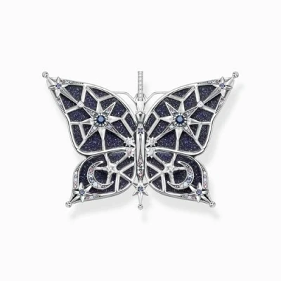 Afbeelding van Thomas Sabo Hanger 925 sterling Zilver gekleurde edelsteen One Size 32019560