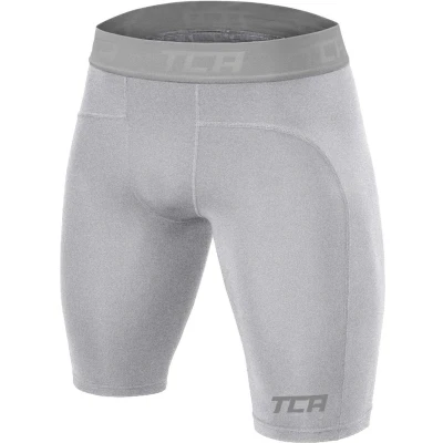 Afbeelding van Pro Performance Korte Compressiebroek voor heren Grey Marl (Gris)