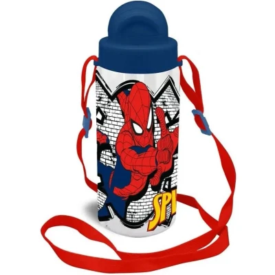 Afbeelding van Drinkfles Spider Man met rietje 500ML