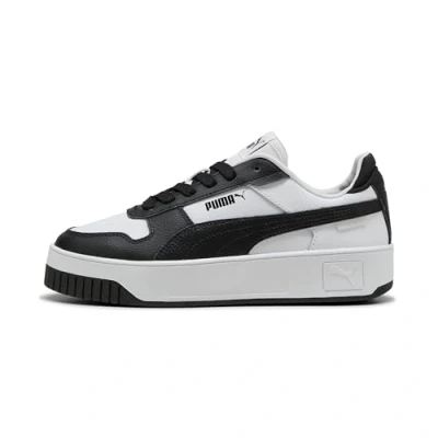Image de PUMA Baskets Carina Street pour femme, blanc, noir, pointure 40, White Black Black, 40.5 EU