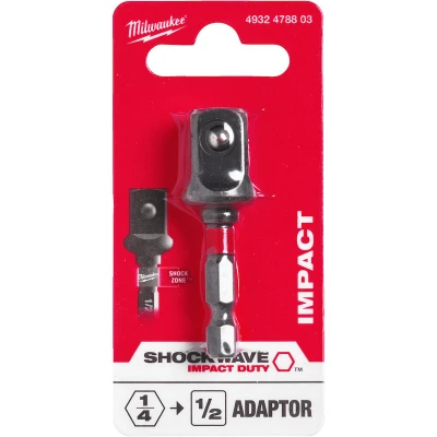 Afbeelding van Milwaukee Dophouder Hex 1/4Inch _ 1/2inch SD, 60 Mm