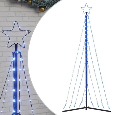 Afbeelding van Kerstboomverlichting 339 blauwe LED&#039;s 187 cm