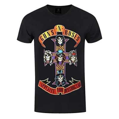 Afbeelding van Guns N&#039; Roses Appetite For Destruction Heren T shirt XL Zwart