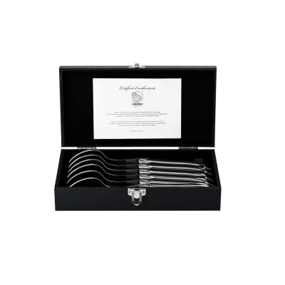 Afbeelding van Laguiole Style de Vie Lepels Luxury Line 6 delig RVS