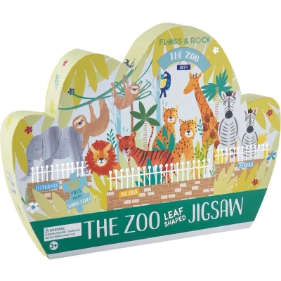 Afbeelding van Floss &amp; Rock Zoo Puzzel 80 st. 55 x 35 cm