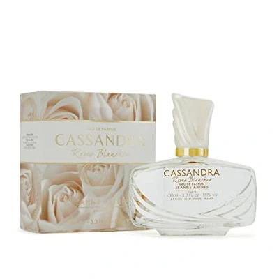 Afbeelding van JEANNE ARTHES Damesgeur Cassandra Witte Roses Eau de Parfum Spuitfles 100 ml Gemaakt in Frankrijk à Grasse