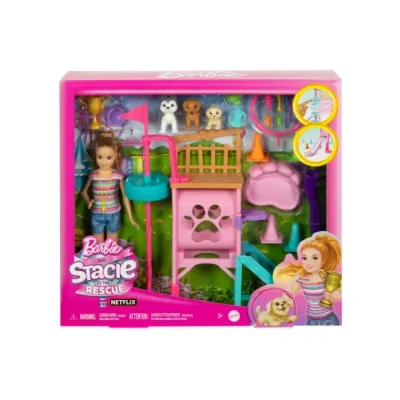 Afbeelding van Mattel Met Stacie to the rescue, speelset speeltuin voor