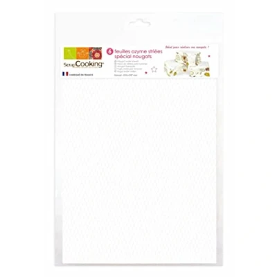 Afbeelding van Scrapcooking Nougat Eetbaar Papier pk/6