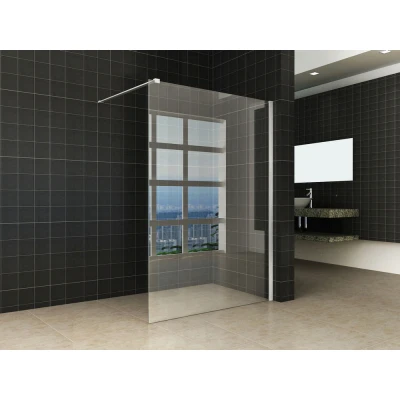 Afbeelding van Wiesbaden inloopdouche + RVS profiel 1200x2000 10mm NANO glas