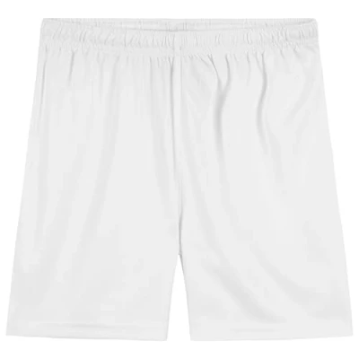 Afbeelding van sportshorts voor kinderen, korte met trekkoord, fitnessstudio, hardlopen, voetbal, rugby basketbal, kleding, uniseks, sportkleding, jongens en meisjes, elastische maat, 4 14 jaar, Wit.