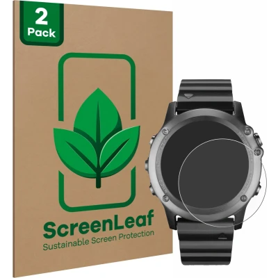 Afbeelding van ScreenLeaf Screenprotector voor Garmin fenix 3 / HR Duurzame schermbescherming Folie Beschermfolie transparant (2 Stuks)