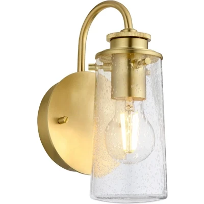 Afbeelding van Kichler LED Wandlamp Braelyn 1X E27 Max 40W IP44 Brushed Brass