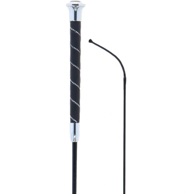 Afbeelding van BR Dressuurzweep Orion Zwart/Zilver 90cm