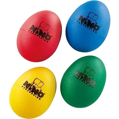 Image de Meinl Nino Set percussions &quot;egg shakers&quot; 4 pièces