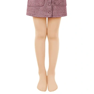 Afbeelding van L&amp;K II Kinderpanty&#039;s Klassieke Danspanty met Voet Zachte Comfortabele Kousen Elastische Panty in verschillende kleuren 27251, Enkele verpakking beige