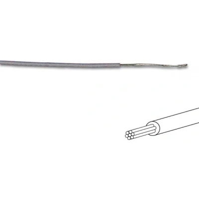 Afbeelding van Montagedraad Diameter: 1.4 mm 0.2 mm2 Meeraderig Grijs