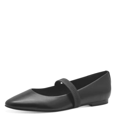 Afbeelding van Marco Tozzi dames ballerinas 2 22119 44 ballerina&#039;s dames, zwart., 37 EU